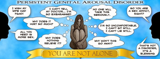 PGAD,Persistent Genital Arousal Disorder,orgasmos múltiples,orgasmos desorden,síndrome,enfermedad sexual,mujeres,genitales,sexo