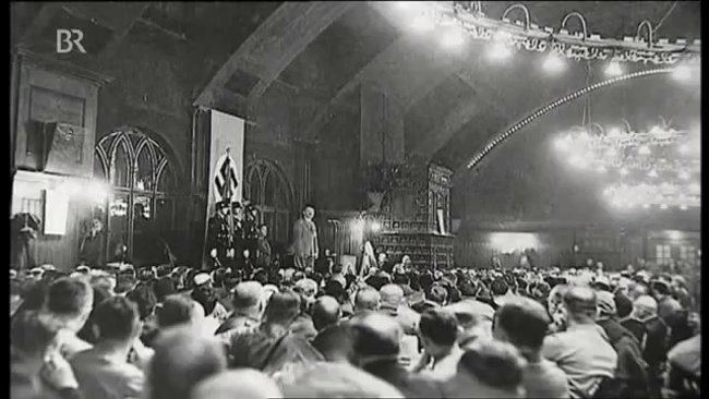 discurso-Hitler-cervecería-Munich-1937