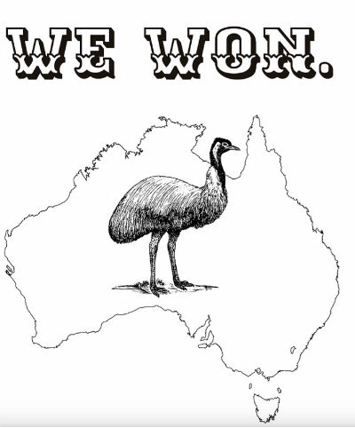 emú,emúes,emús,guerra del emú,Australia 1932